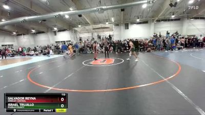 113 lbs Cons. Round 3 - Salvador Reyna, Greeley Central vs Israel Trujillo, Pueblo County