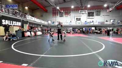 40 lbs Rr Rnd 2 - William Harrison, Brushy Wrestling Club vs Gabriel Craghead, Sallisaw Takedown Club