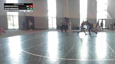 184 lbs Consi Of 8 #1 - Brieon Mayfield, Unaffiliated HS vs Blake Hendricks, The Citadel