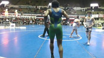 157 lbs Champ Round 1 (16 Team) - Johnny Chirico, St. Augustine Prep vs Knefus Bruns, Green Run