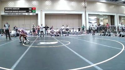 88 lbs Consi Of 4 - Juliette Aguilar, Threshold WC vs Shaylen Babas-Masuno, DTC Wrestling