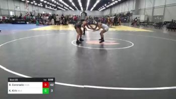 135 lbs Rr Rnd 5 - Taya Hunt, Cowgirls Black vs Jahlia Miguel, Bedlam