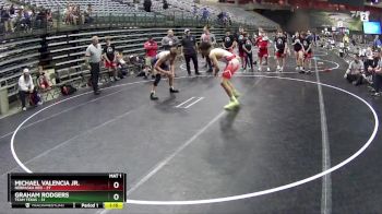 160 lbs Round 5 (6 Team) - Michael Valencia Jr., Nebraska Red vs Graham Rodgers, Team Texas