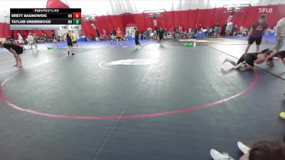 113 lbs Champ Round 1 (16 Team) - Taylor Underwood, Marathon vs Brett Bagnowski, Wisconsin Rapids