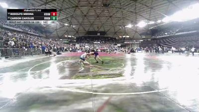 Boys 3A 106 lbs Cons. Round 3 - Carson Carolus, River Ridge vs Rodolfo Medina, North Thurston