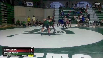 157 lbs Round 2 - Braylon Peebles, Cardinal Gibbons vs Robert Fuller, St. John Paul The Great