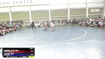 120 lbs Round 2 (8 Team) - Gabriel Ballard, Pennsylvania vs Parker Neu, Wisconsin