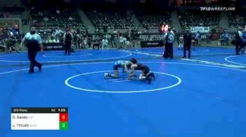 61 lbs 5th Place - Dakota Sandy, Mat Assassins vs Jack Thrush, Sunny Side Blue Devils