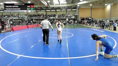 107 lbs Consi Of 4 - Selena Batres, Jonathan Law vs Jocelyn Sanchez, Bridgeport Co-op