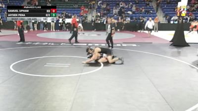 126 lbs Round Of 64 - Samuel Upham, Bedford vs Jayden Pena, Greater Lawrence