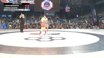 105 lbs Champ. Rd Of 32 - Chloe Obuhanych, Hawaii vs Gabriela Giacone, New Jersey