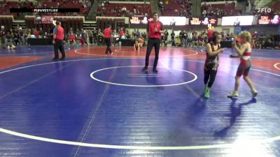 58 lbs 5th Place Match - Braxton Suarez, Moses Lake Wrestling Club vs Gabriel Fowler, Cody Wrestling Club