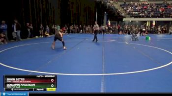 110 lbs Quarterfinal - Simon Bettis, Sebolt Wrestling Academy vs Benjamin Anderson, Indee Mat Club