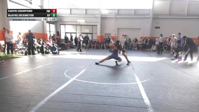150 lbs Round 7 (8 Team) - Blayke Dickmeyer, Sleepers vs Cadyn Crawford, Freakztyle Wrecking Crew