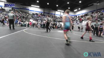 61 lbs Semifinal - Riott Gates, Elgin vs Easton Houck, Norman Grappling Club