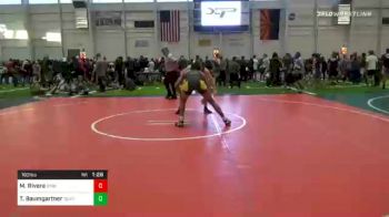 160 lbs Prelims - Markell Rivera, Grindhouse WC vs Tanner Baumgartner, Team Vision Quest Red