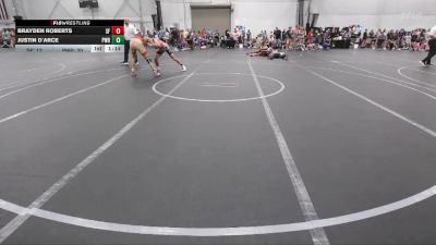 138 lbs Round 1 (6 Team) - Justin D`Arce, Prime Wrestling Black vs Brayden Roberts, Sly Fox