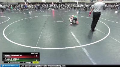 112 lbs Champ. Round 1 - Pearce Mathison, Wisconsin vs Charlie Krebs, RT Elite Wrestling