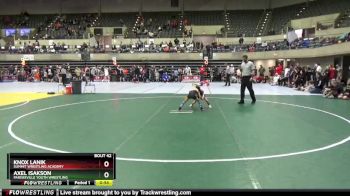45 lbs Round 2 - Axel Isakson, Pardeeville Youth Wrestling vs Knox Lanik, Summit Wrestling Academy