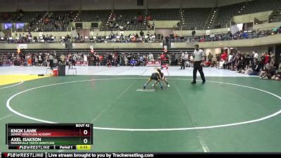 45 lbs Round 2 - Axel Isakson, Pardeeville Youth Wrestling vs Knox Lanik, Summit Wrestling Academy