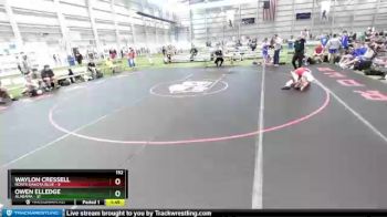 152 lbs Placement Matches (8 Team) - Waylon Cressell, North Dakota Blue vs Owen Elledge, Alabama