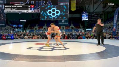 175 lbs Cons. Rd Of 64 - Weston McLaughlin, WY vs Carson Clapp, WY
