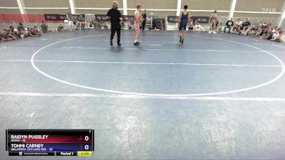 138 lbs 2nd Place Match (8 Team) - Raidyn Pugsley, Idaho vs Tohmi Carney, Oklahoma Outlaws Red