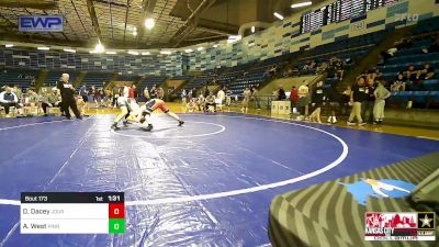 157 lbs Rr Rnd 1 - Danny Dacey, Journeymen Wrestling Club vs Austin West, Pinnacle Wrestling Club