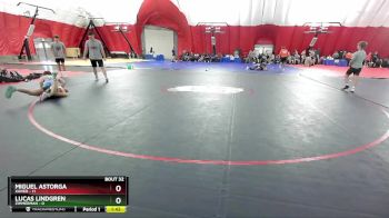 120 lbs Placement (16 Team) - Lucas Lindgren, Zimmerman vs Miguel Astorga, Xavier