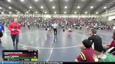 116 lbs Champ. Round 1 - Quincy Benson, Pleasant Grove vs Brandon McEntire, Logan