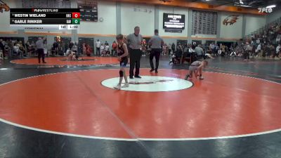 86 lbs Semifinal - Gable Riniker, Immortal Athletics WC vs Westin Wieland, Indee Mat Club