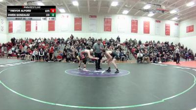 126 lbs Semifinal - Trevor Alford, Akron Springfield vs Owen Gonzalez, Northwest (Canal Fulton)