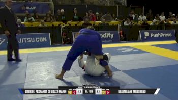 Lillian Jane Marchand vs Gabrieli Pessanha De Souza Marin 2026 Pan Jiu Jitsu IBJJF Championship