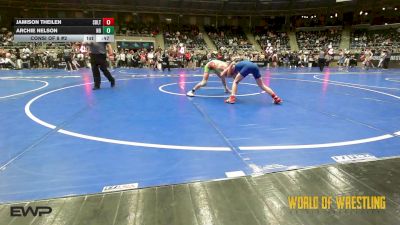 88 lbs Consi Of 8 #2 - Jamison Theilen, Sebolt Wrestling Academy vs Archie Nelson, N8
