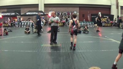 82 lbs Round 4 (6 Team) - Haiden Jones, Armory Athletics vs Nolan Zimmerman, Ares Red