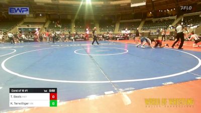 108 lbs Consi Of 16 #1 - Te`Jon Beals, Victory Elite Wrestling vs Kolten Terwilliger, Vinita