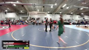 115 lbs Cons. Round 3 - Alyson Braun, Widefield vs Bluma Ogniski, George Washington
