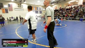 190 lbs Quarterfinal - Sabastian Esparza, Bishop Amat vs Brett Williamson, Moorpark
