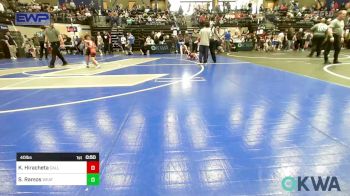 40 lbs Consi Of 4 - Kyren Hiracheta, Carl Albert vs Sebastian Ramos, Weatherford Youth Wrestling