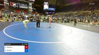 94 lbs Rnd Of 32 - Chase Kastner, Connecticut vs Symon Woods, Illinois