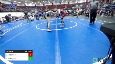 80 lbs Rr Rnd 3 - Chisum Roper, Clinton Youth Wrestling vs Rhett Hardy, Standfast