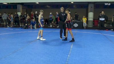 92 lbs Cons. Sub-semis - Austin Garcia, Suples vs John Weinlein, Wave Wrestling Club
