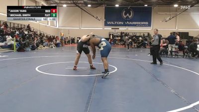 285 lbs Quarterfinal - Jaxon Yang, Windsor vs Michael Smith, Platt