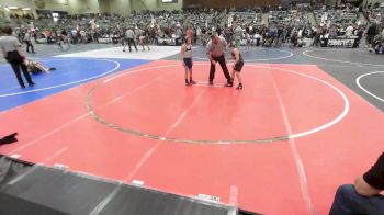 69 lbs Round Of 16 - Luke Farrow, Carson Bulldogs vs Kirin Weiner, Sierra Sabers