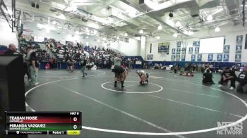 235 lbs Cons. Round 4 - Miranda Vazquez, Diamond Ranch vs Teagan Moise, Camarillo