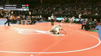 106 Class 2 lbs 3rd Place Match - Dawson Ritter, Logan-Rogersville vs Marshall Boon, Chillicothe