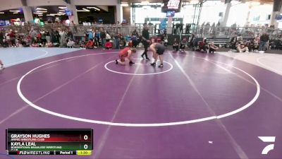 Round 2 - Kayla Leal, Bordertown Brawlers Wrestling Club vs Grayson Hughes, Amped Wrestling Club