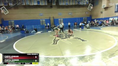 155lbs Cons. Round 6 - Carys Lenihan, Camas (Girls) vs Portia Harker, Richland (Girls)