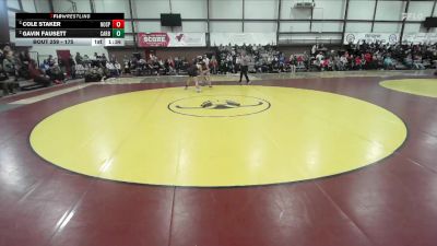 175 lbs Cons. Semi - Cole Staker, North Sanpete vs Gavin Fausett, Carbon