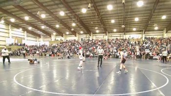 95 lbs Cons. Round 4 - Bridger Olsen, Syracuse Titans Wrestling vs Uriah Auguletto, Sanderson Wrestling Academy